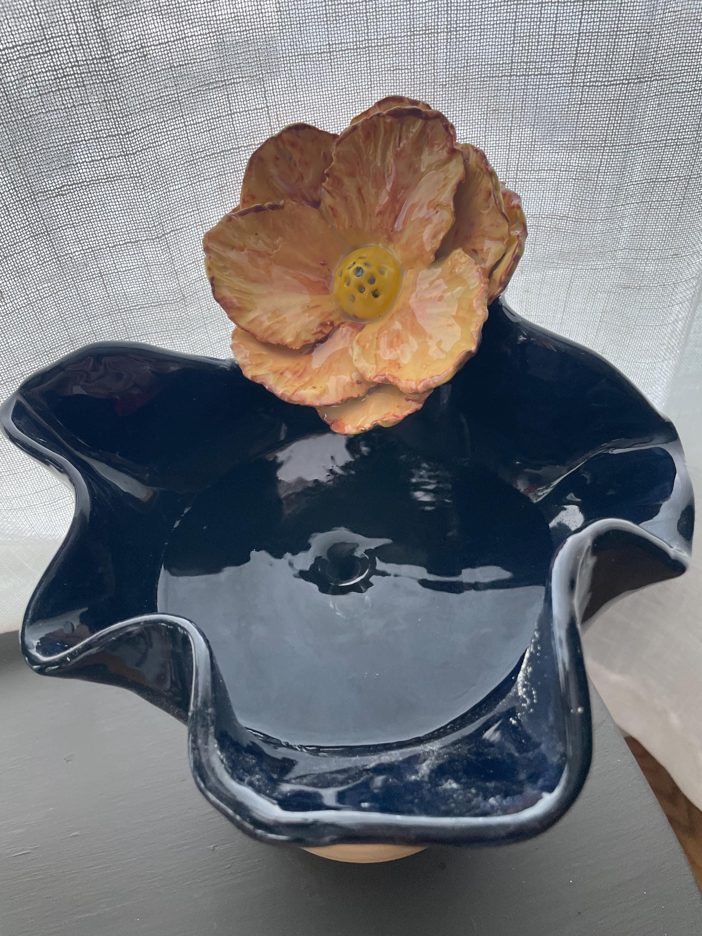 Ceramic Fountain, delivering calming serenity to any room Soothing Desk & Shelf Decor Relaxation Gift
